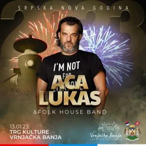 Dejan Petrović i Aca Lukas za doček Srpske Nove godine u Vrnjačkoj Banji (2023)