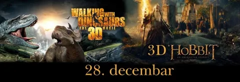 3D filmovi u decembru u bisokopu Vrnjačka Banja (2013)