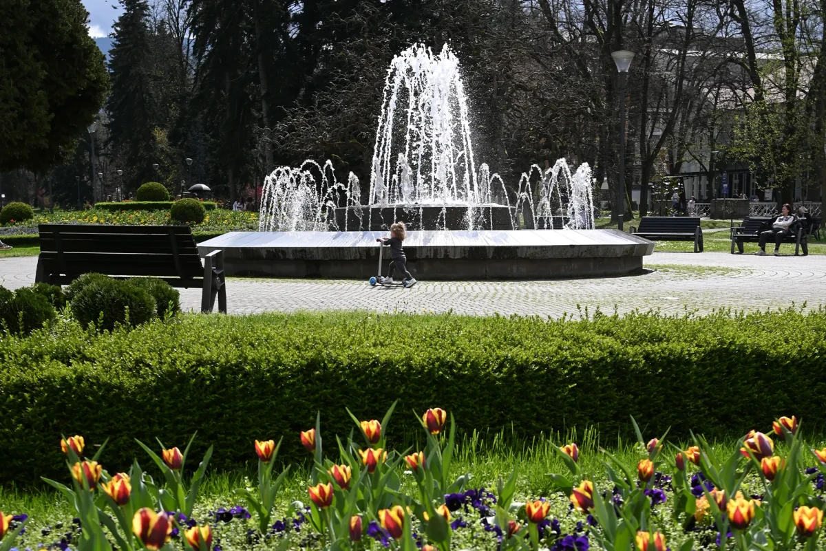 Fontana u Centralnom parku Vrnjačke Banje