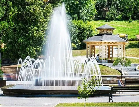Fontana u Centralnom parku Vrnjačke Banje