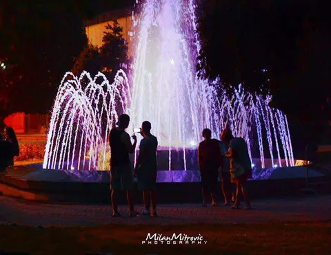 Fontana u Centralnom parku Vrnjačke Banje