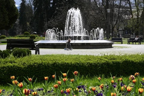 Fontana u Centralnom parku Vrnjačke Banje