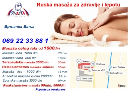 RUSKA MAŽAZA ZA ZDRAVLJE  I LEPOTU