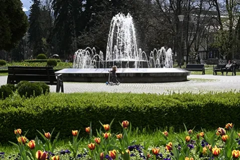 Fontana u Centralnom banjskom parku - Vrnjačka Banja