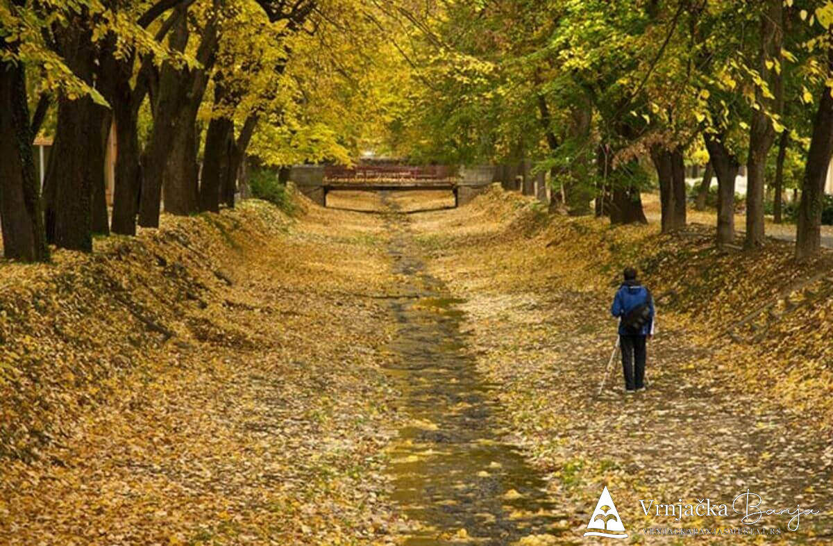 Pogled na reku u Vrnjačkoj Banji